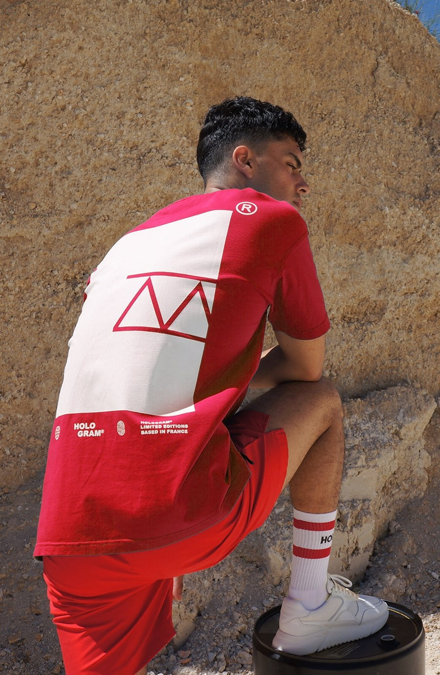 T-shirt streetwear Icon red