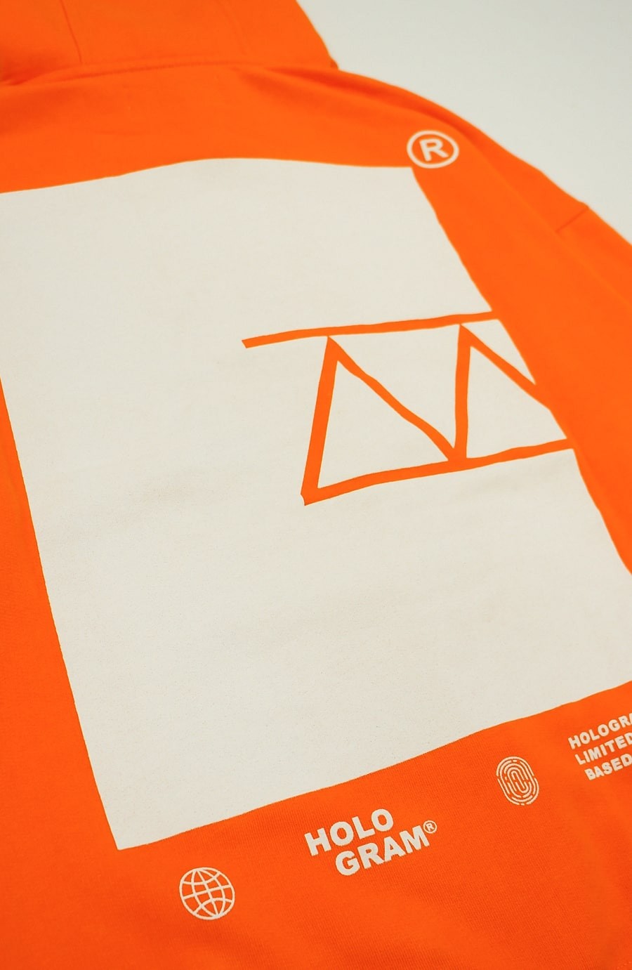 Hoodie streetwear Icon orange