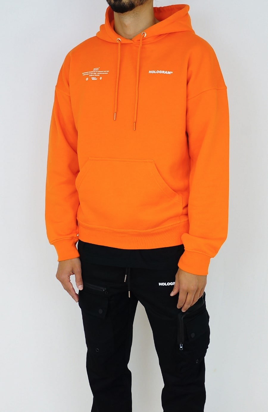 Hoodie streetwear Icon orange