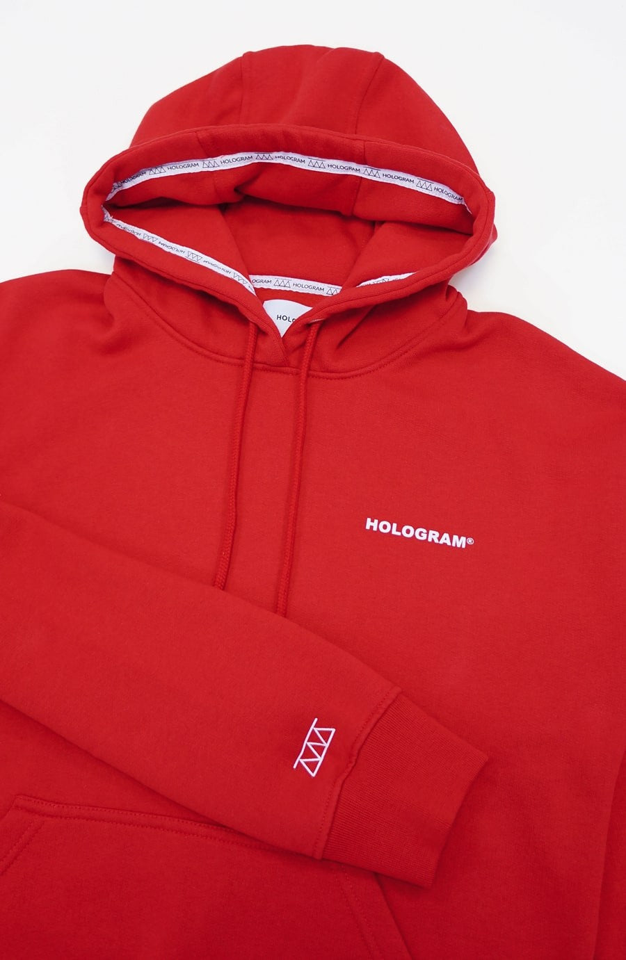 Hoodie streetwear Stamp red