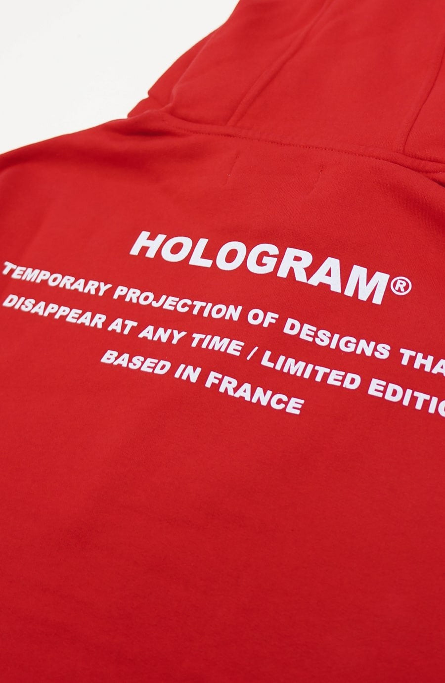 Hoodie streetwear Stamp red