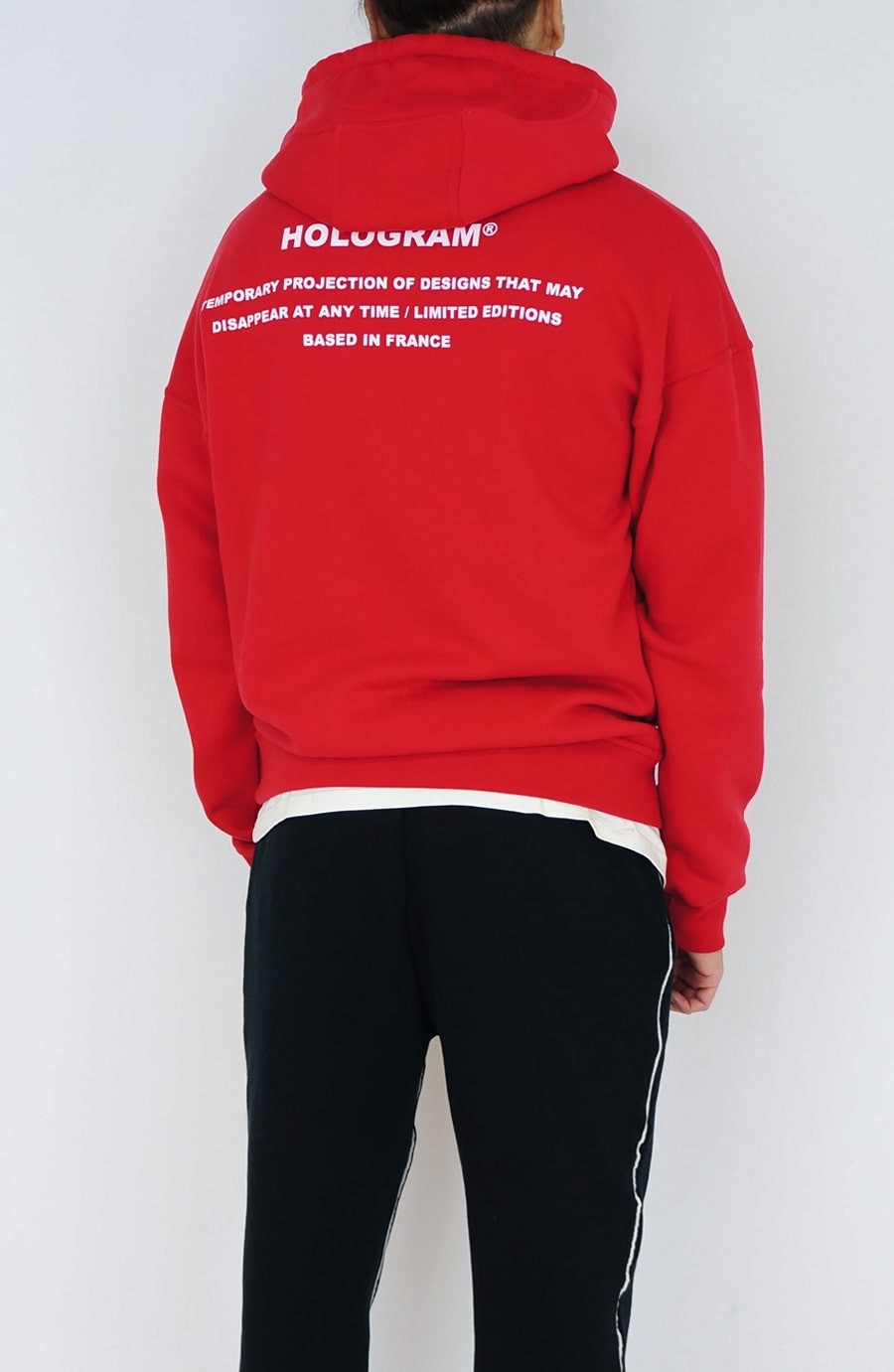 Hoodie streetwear Stamp red