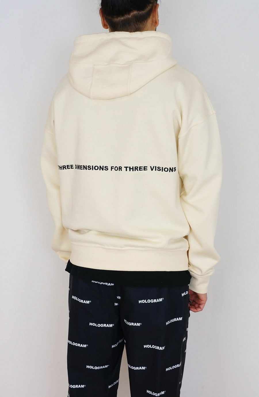 Hoodie streetwear Screen beige