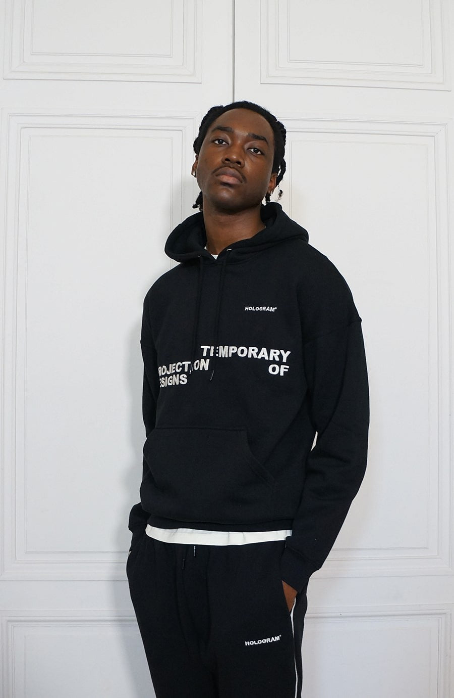 Hoodie streetwear Screen black