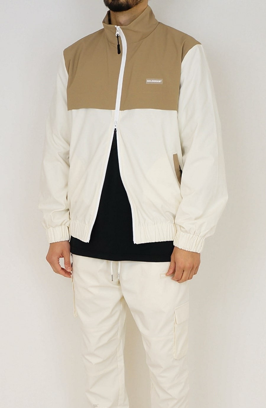 Veste streetwear Whole beige