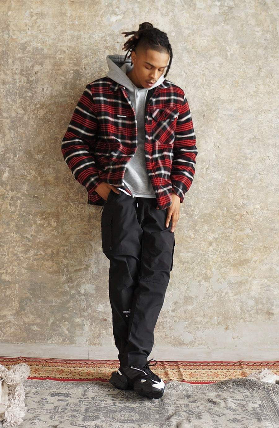 Surchemise streetwear Blend red