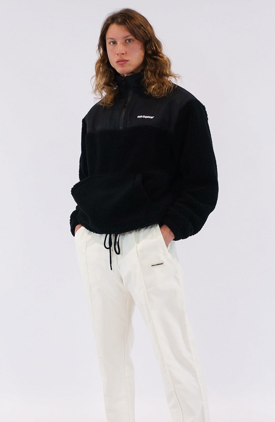 Sweat streetwear Sherpa black