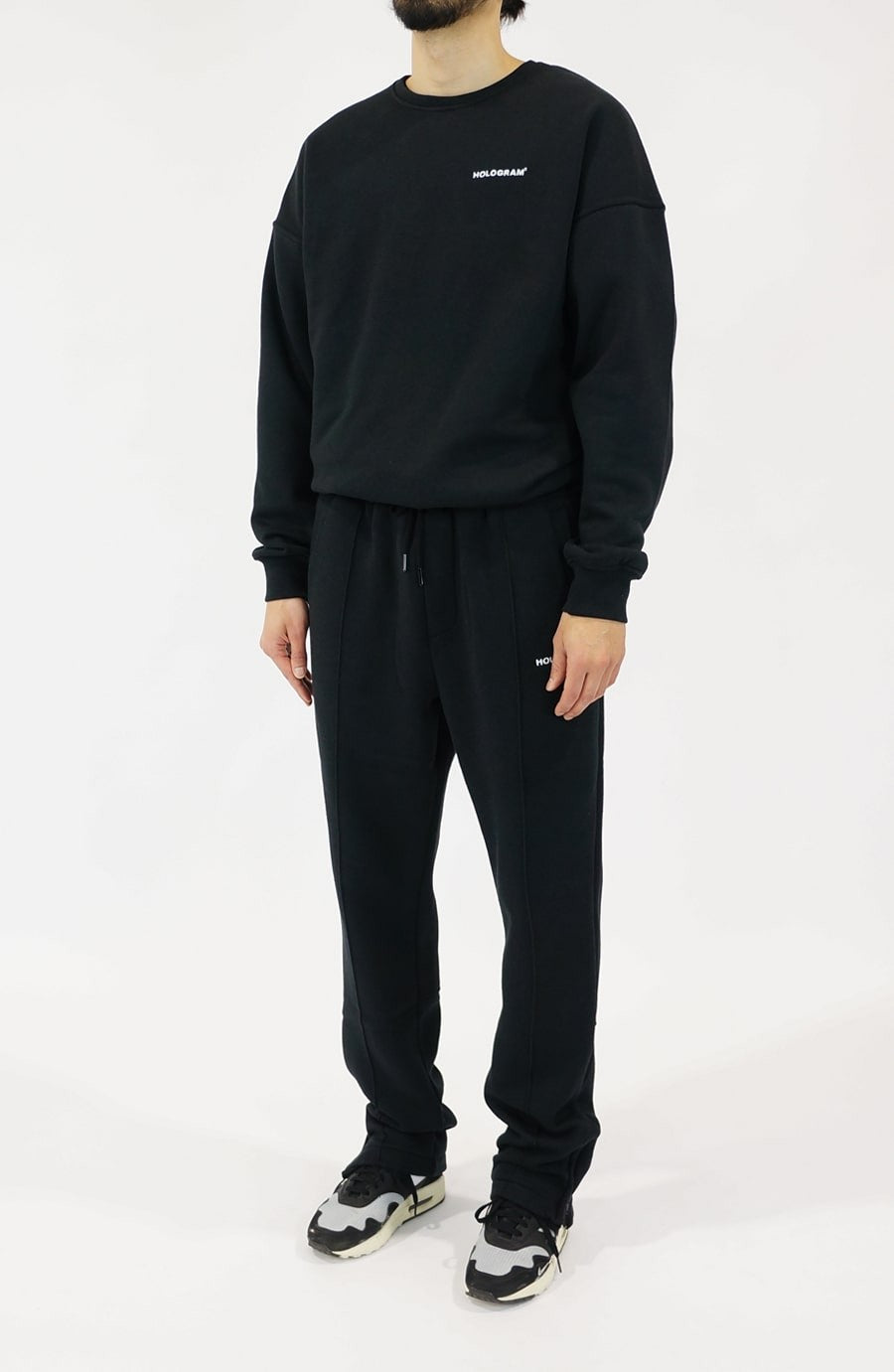 Crewneck streetwear Monochrome black