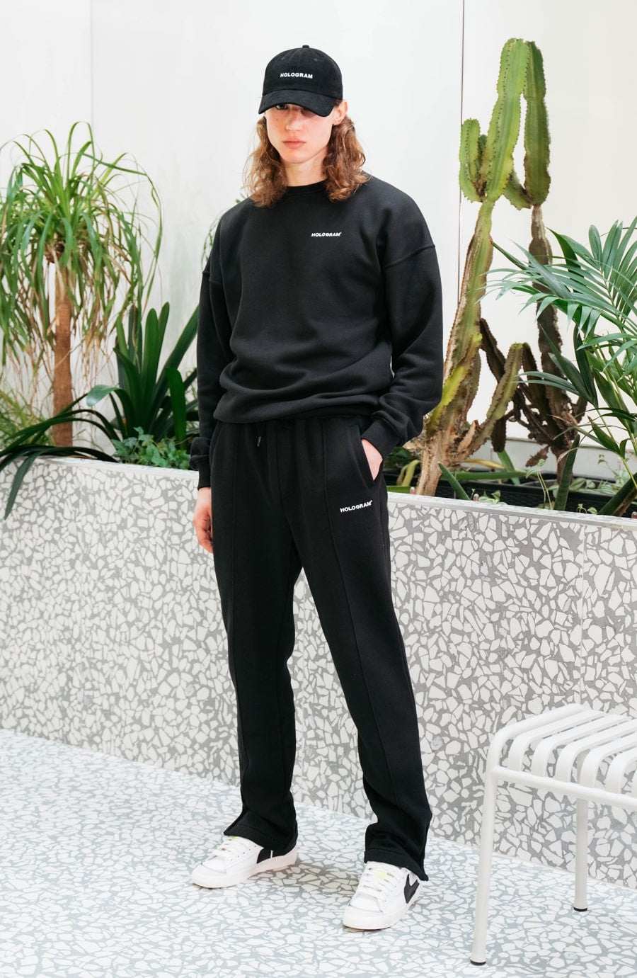 Crewneck streetwear Monochrome black