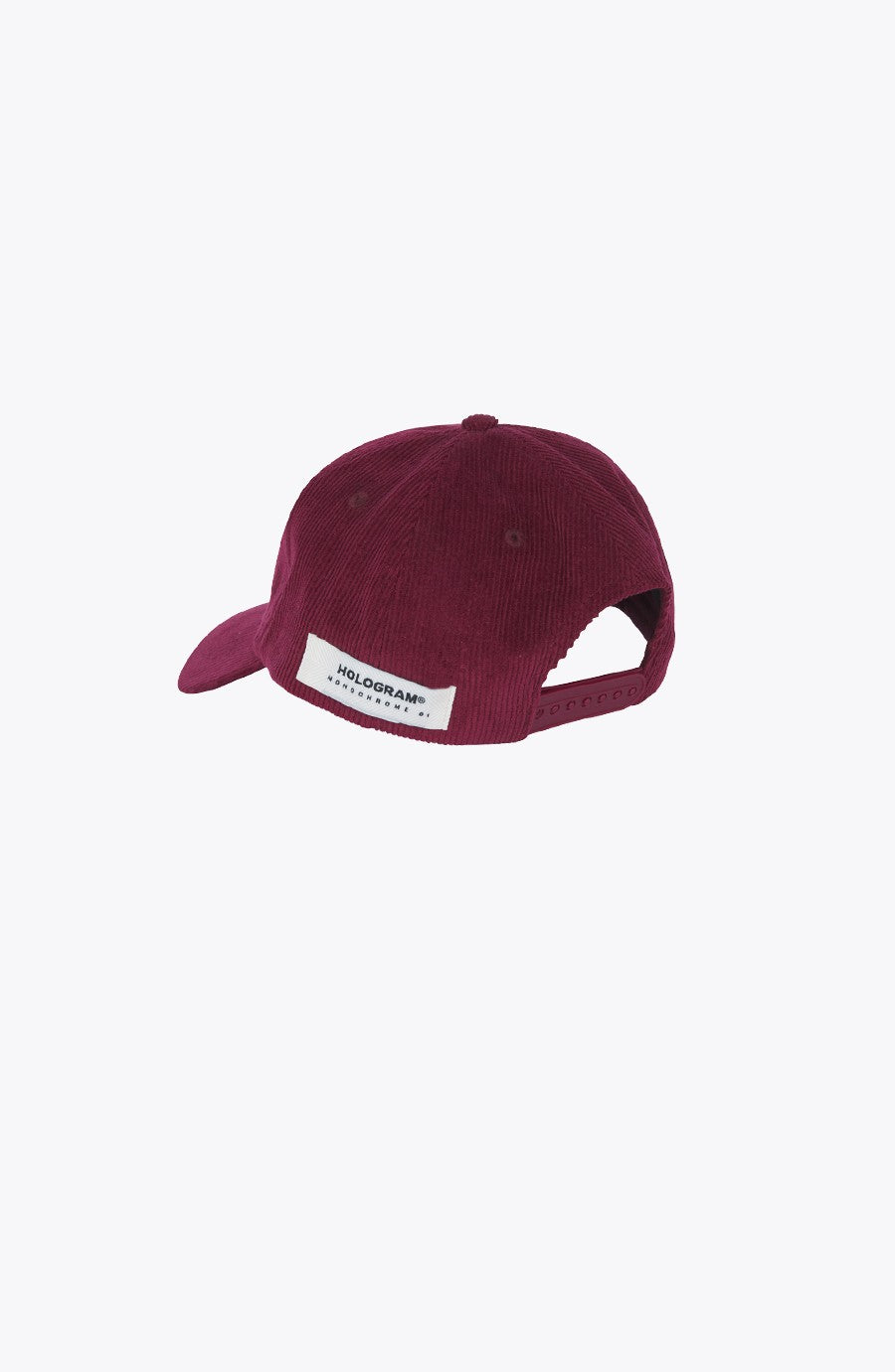 Monochrome burgundy streetwear cap