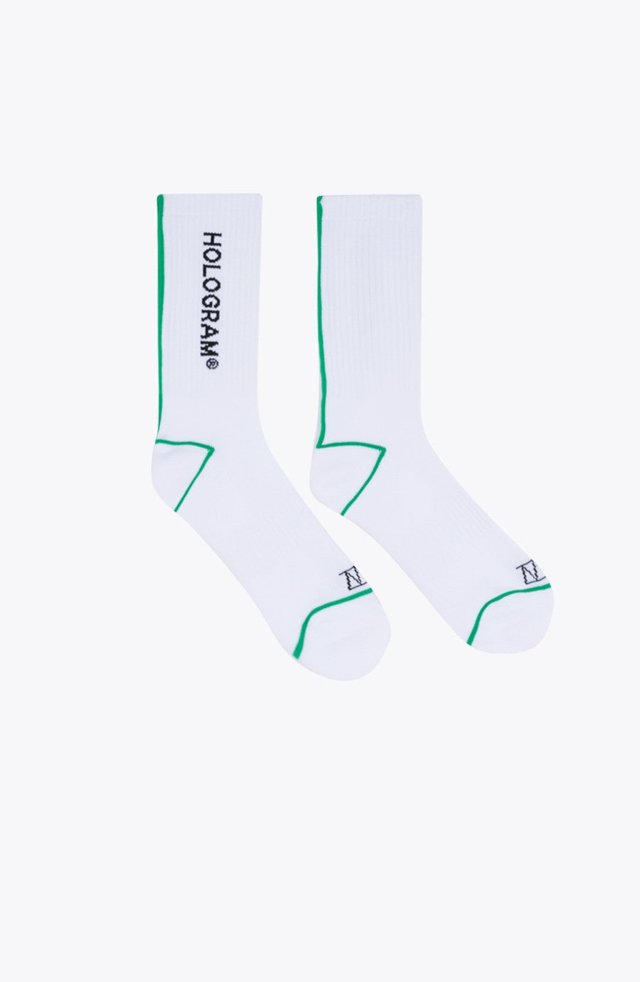 Line green streetwear socks