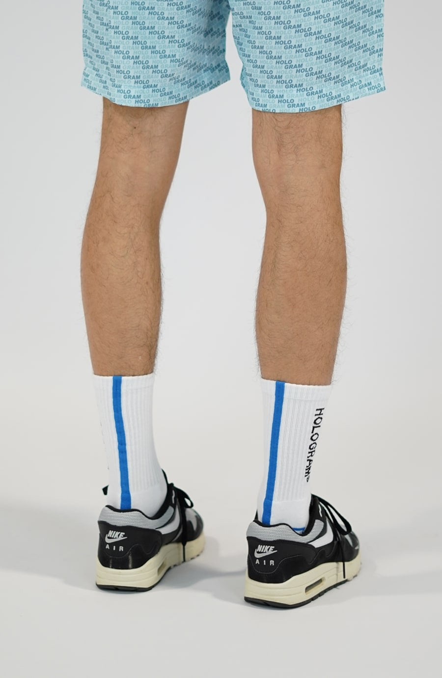 Chaussettes streetwear Line blue