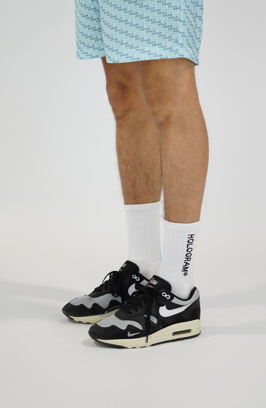 Chaussettes streetwear Line blue