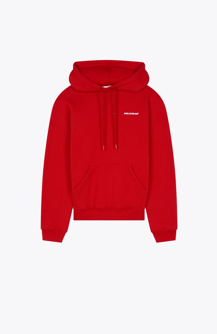 Hoodie streetwear Monochrome 02 red