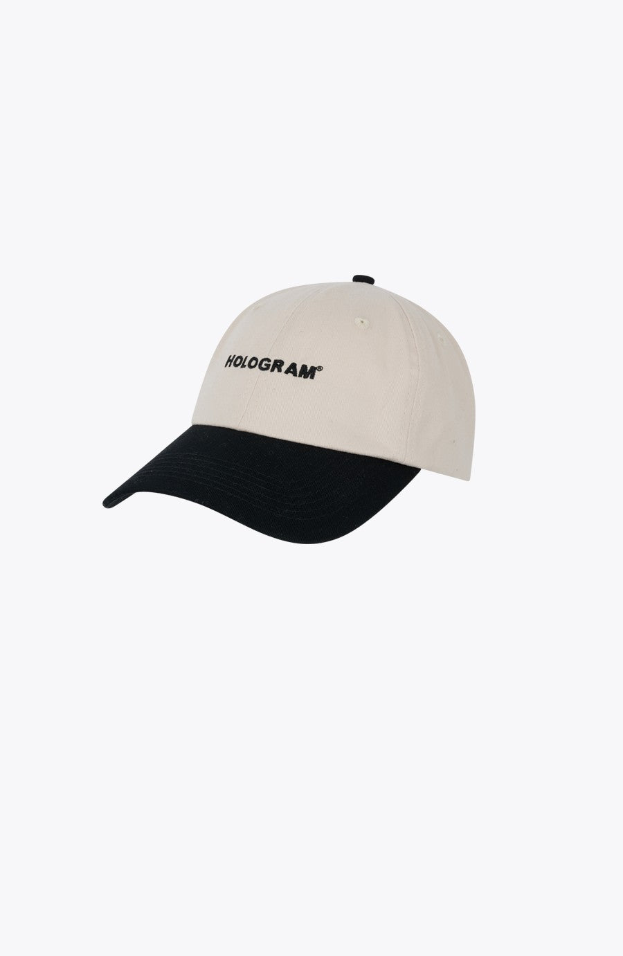 Two-tone black streetwear cap