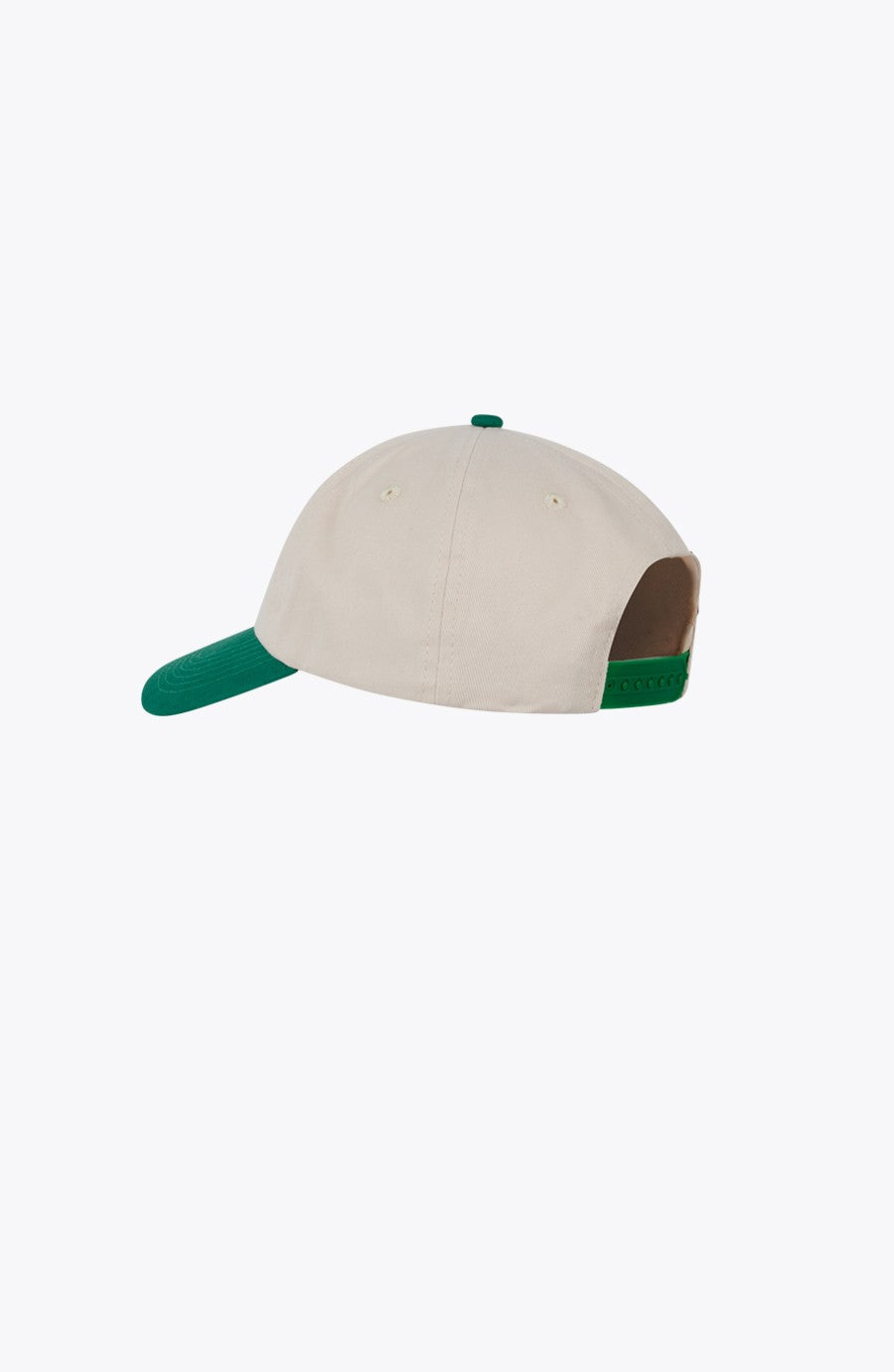 Two-tone green streetwear cap