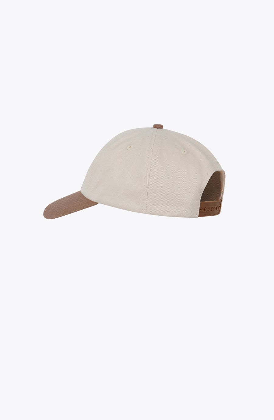 Two-tone brown streetwear cap