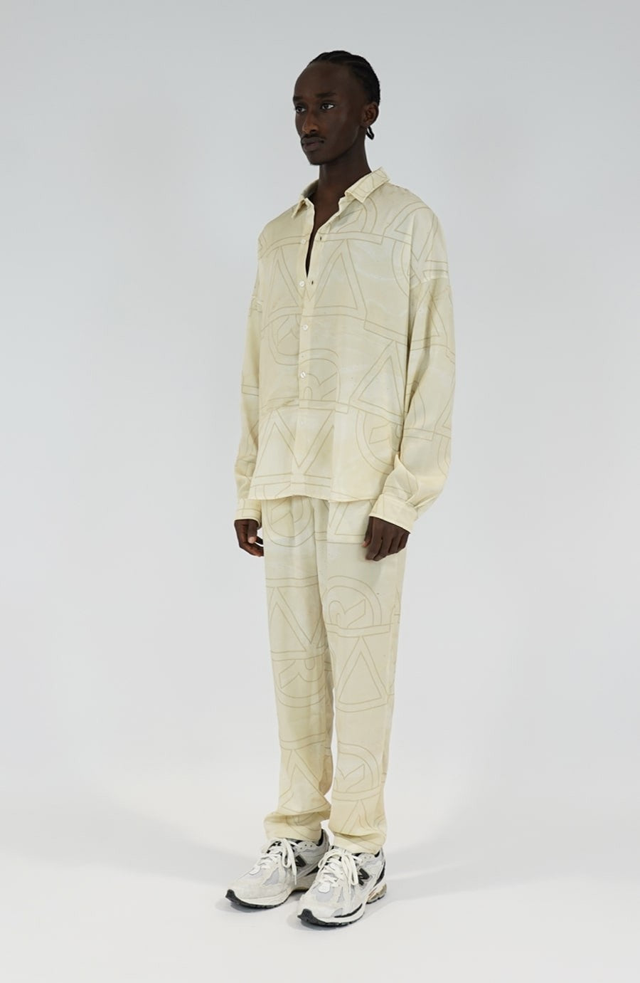 Pantalon streetwear Land beige