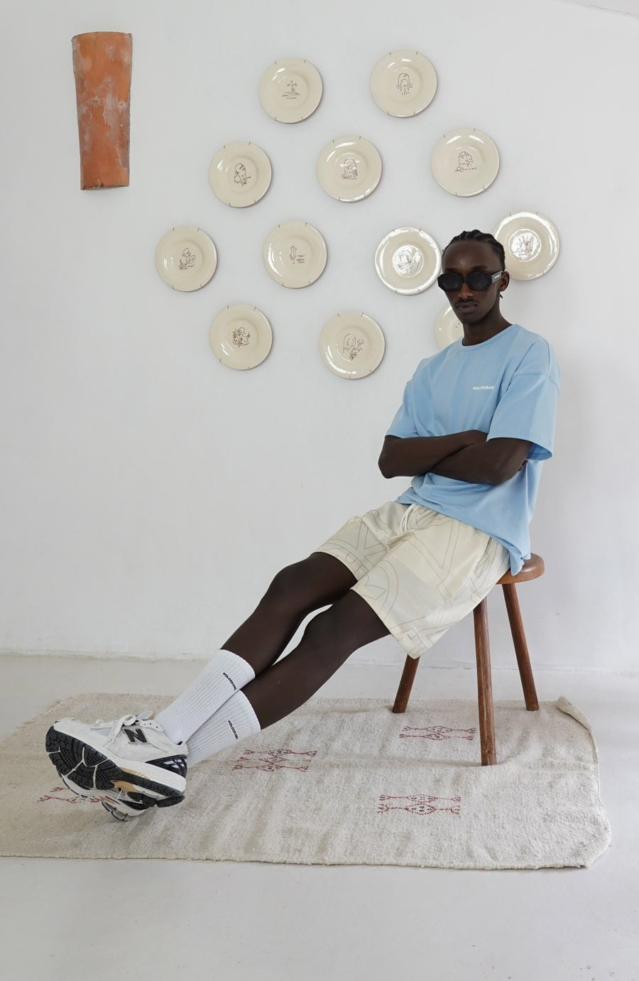 Land beige streetwear shorts