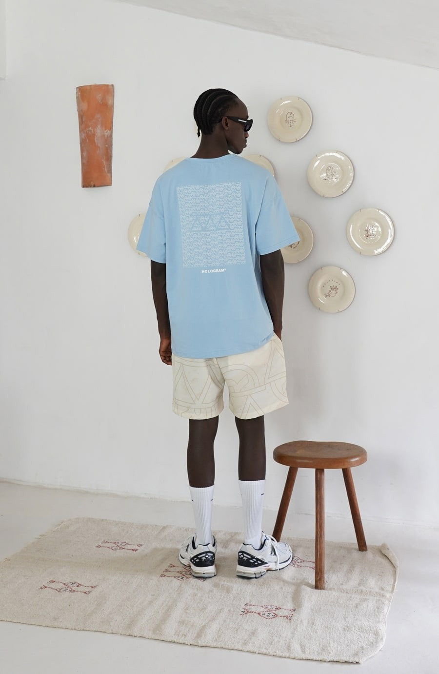 T-shirt streetwear Graphic blue