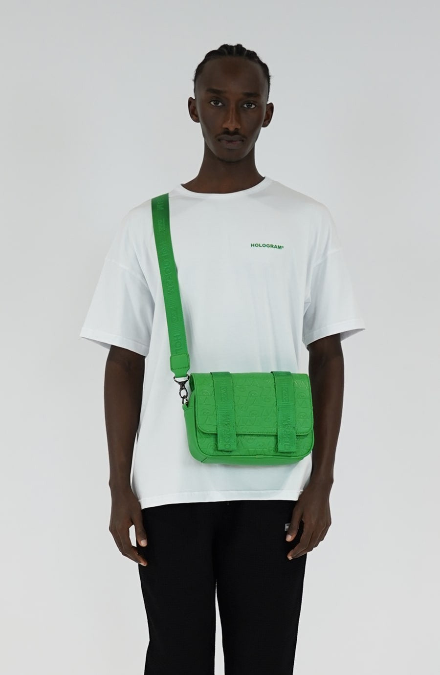 Sacoche streetwear Monogram green