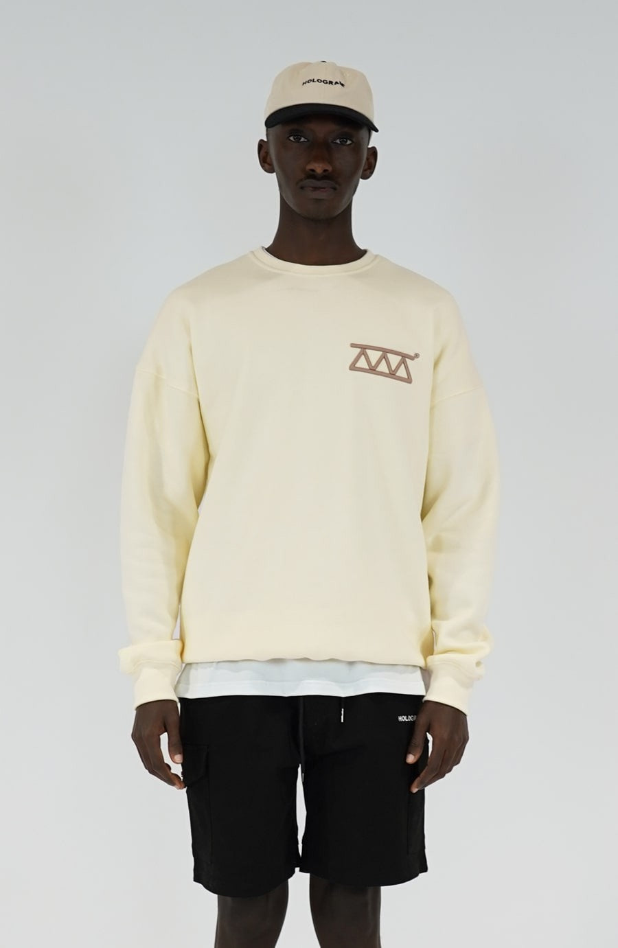 Two-tone black streetwear cap