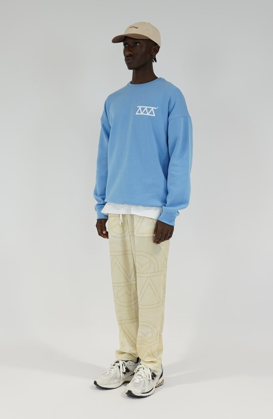 Two-tone brown streetwear cap