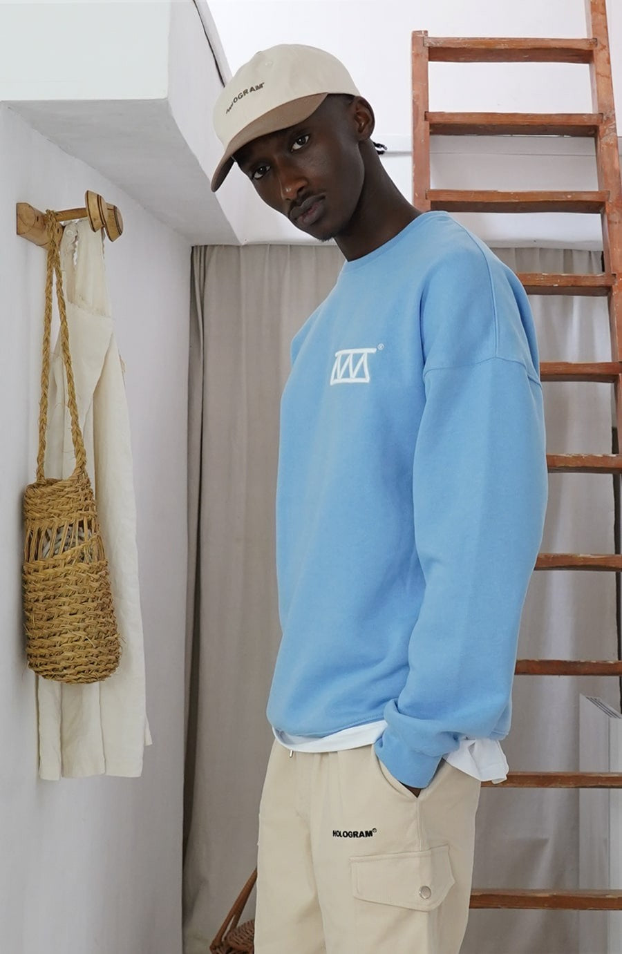 Two-tone brown streetwear cap