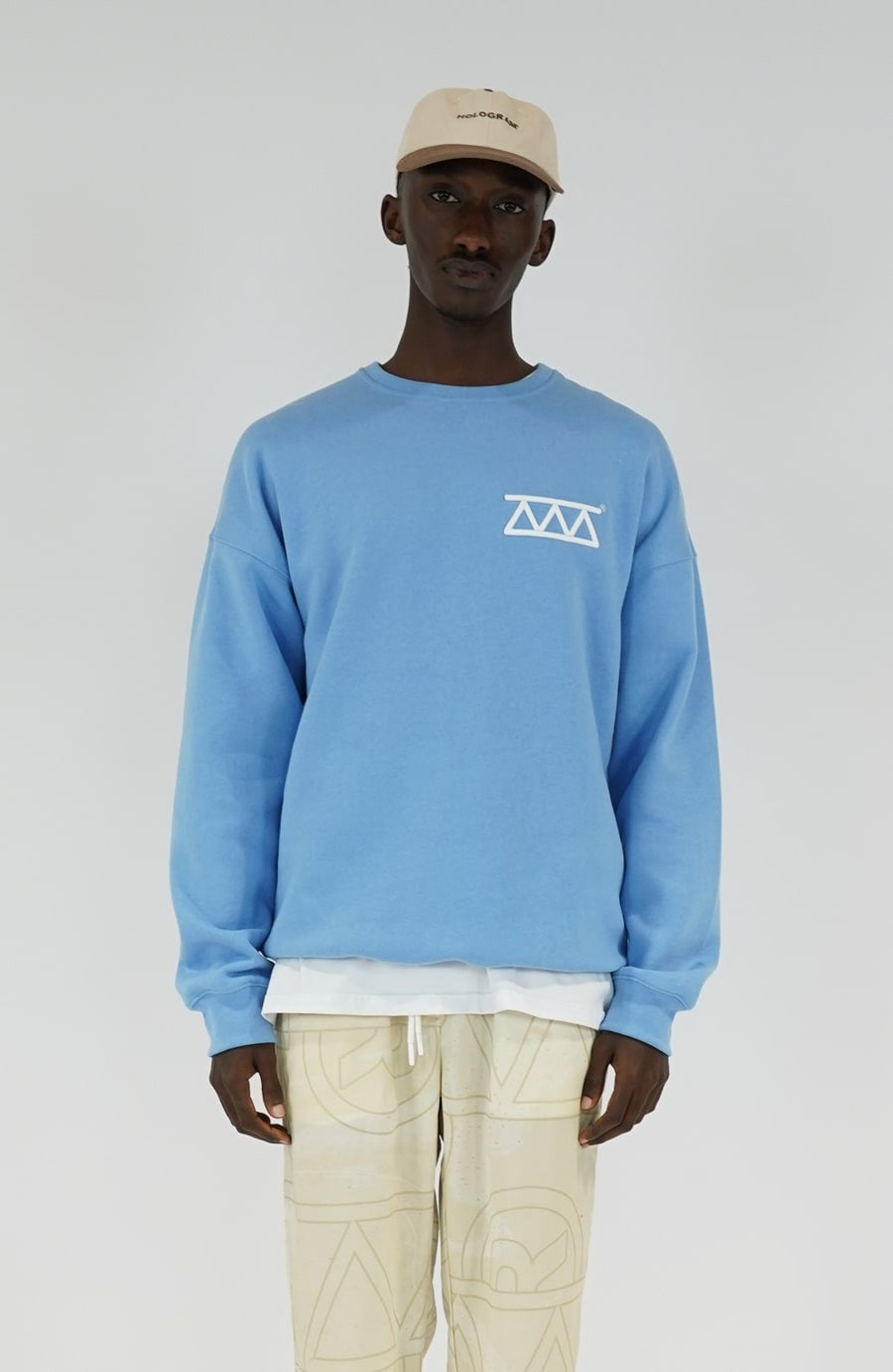 Two-tone brown streetwear cap