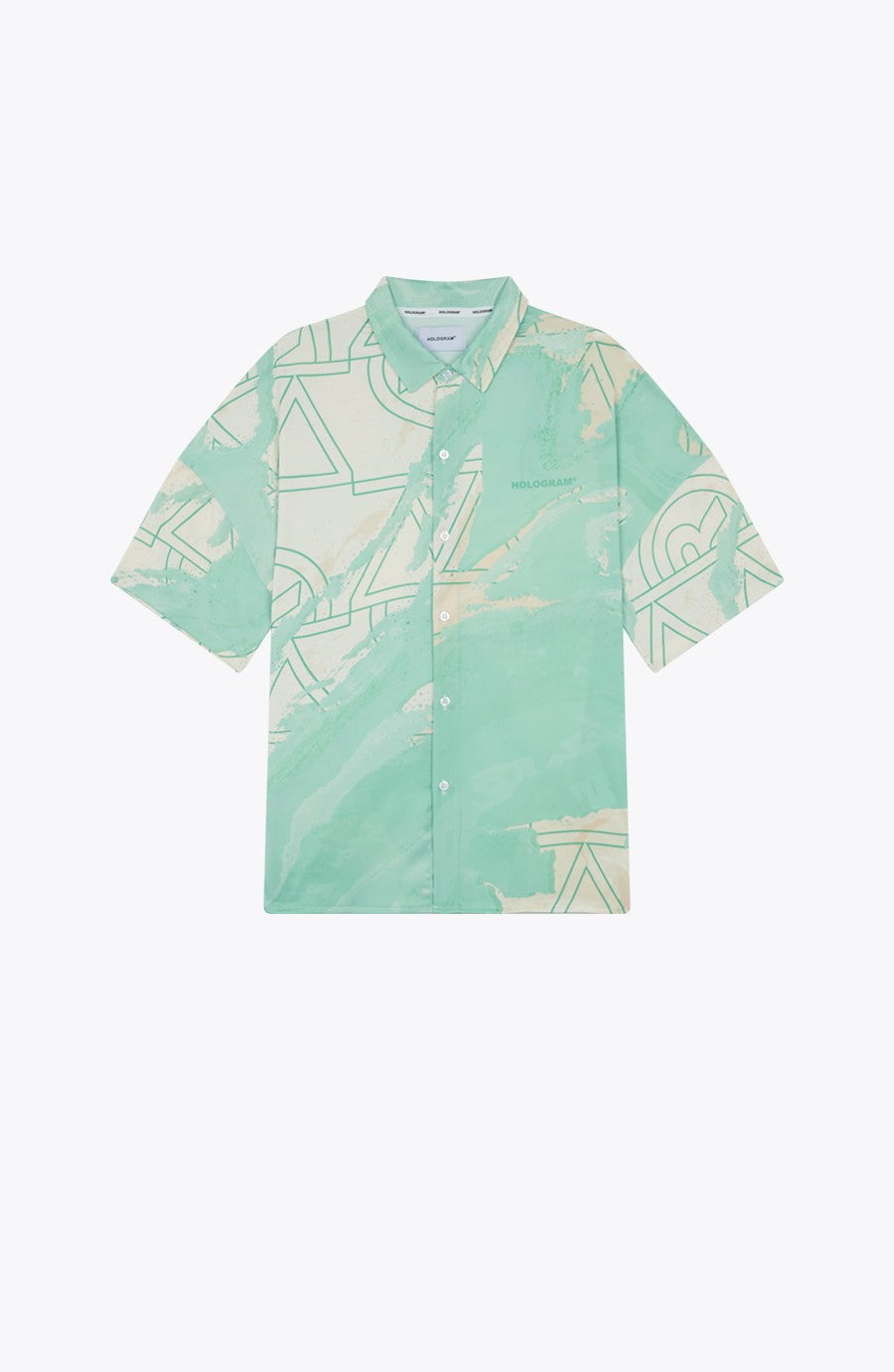 Chemise streetwear Land green