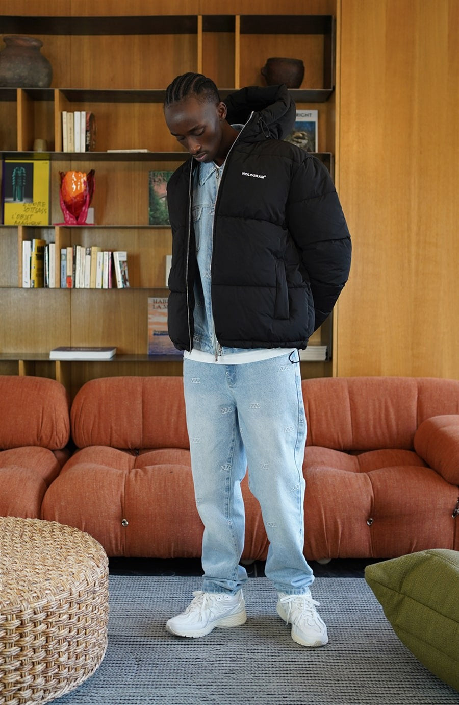 Classic black streetwear jacket