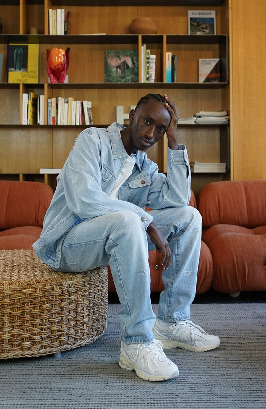 Veste streetwear Denim blue