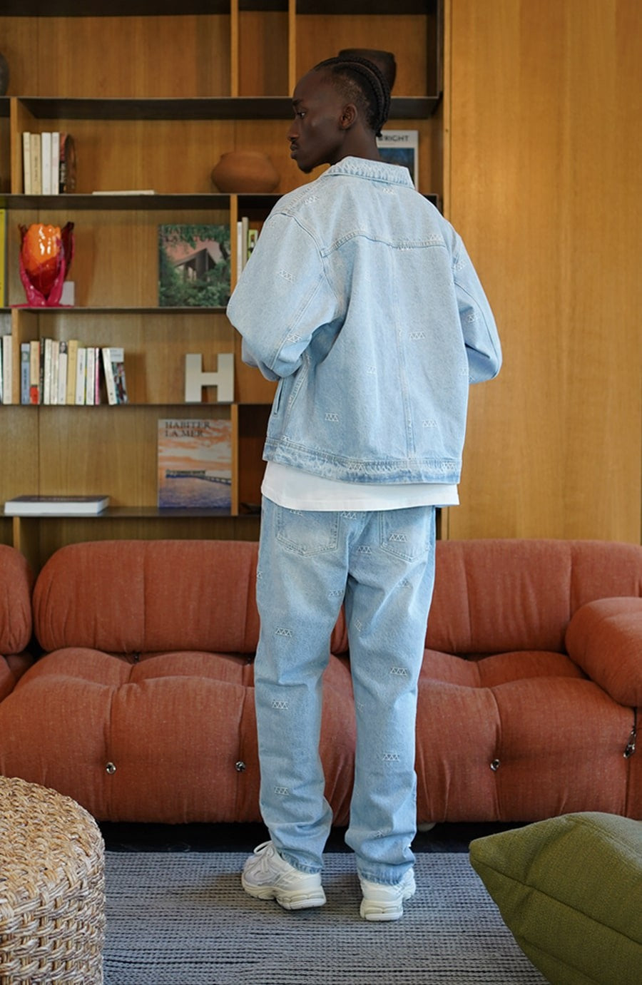 Pantalon streetwear Denim blue