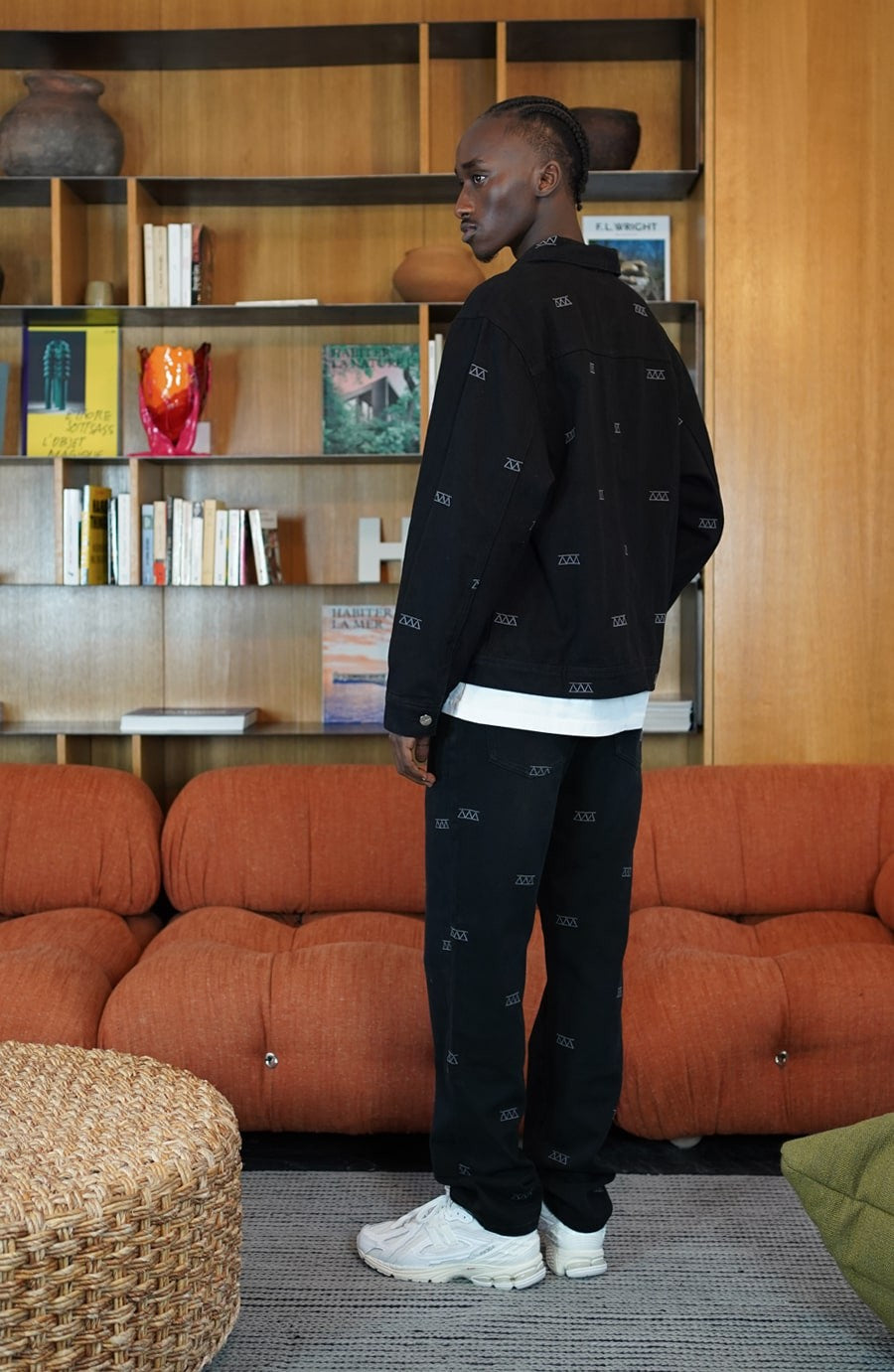 Veste streetwear Denim black