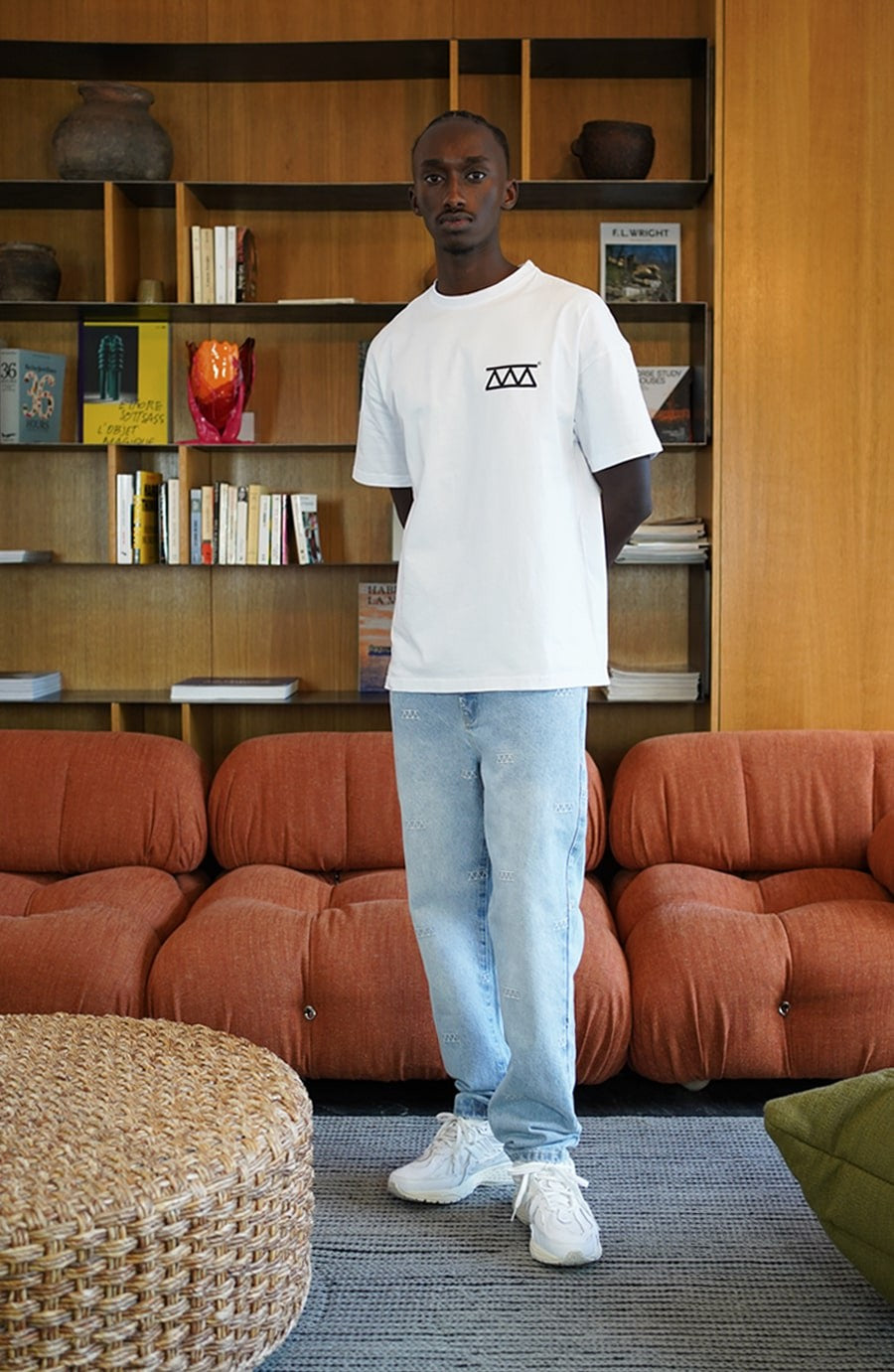 T-shirt streetwear Relief white