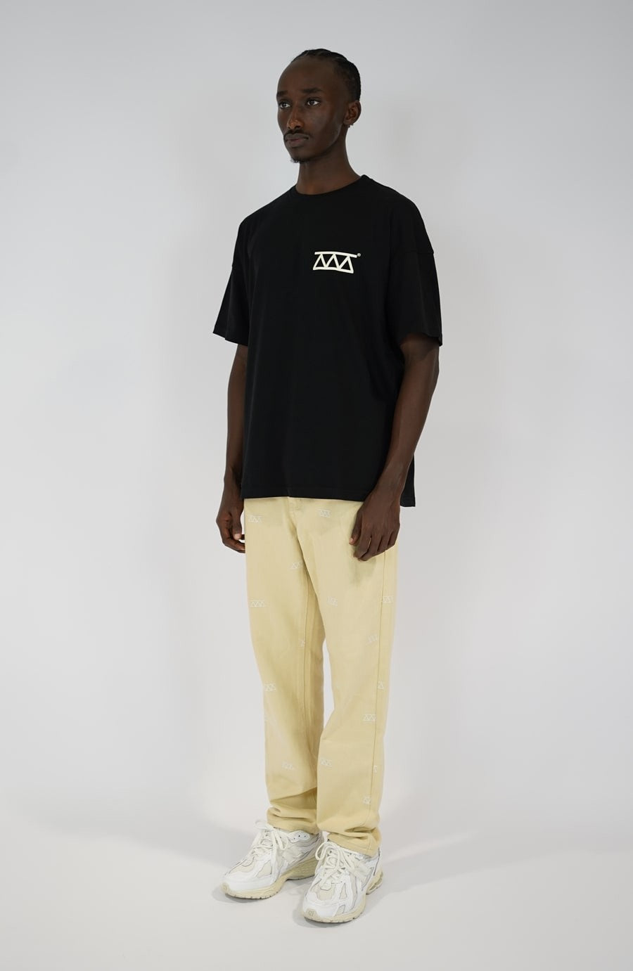 T-shirt streetwear Relief black