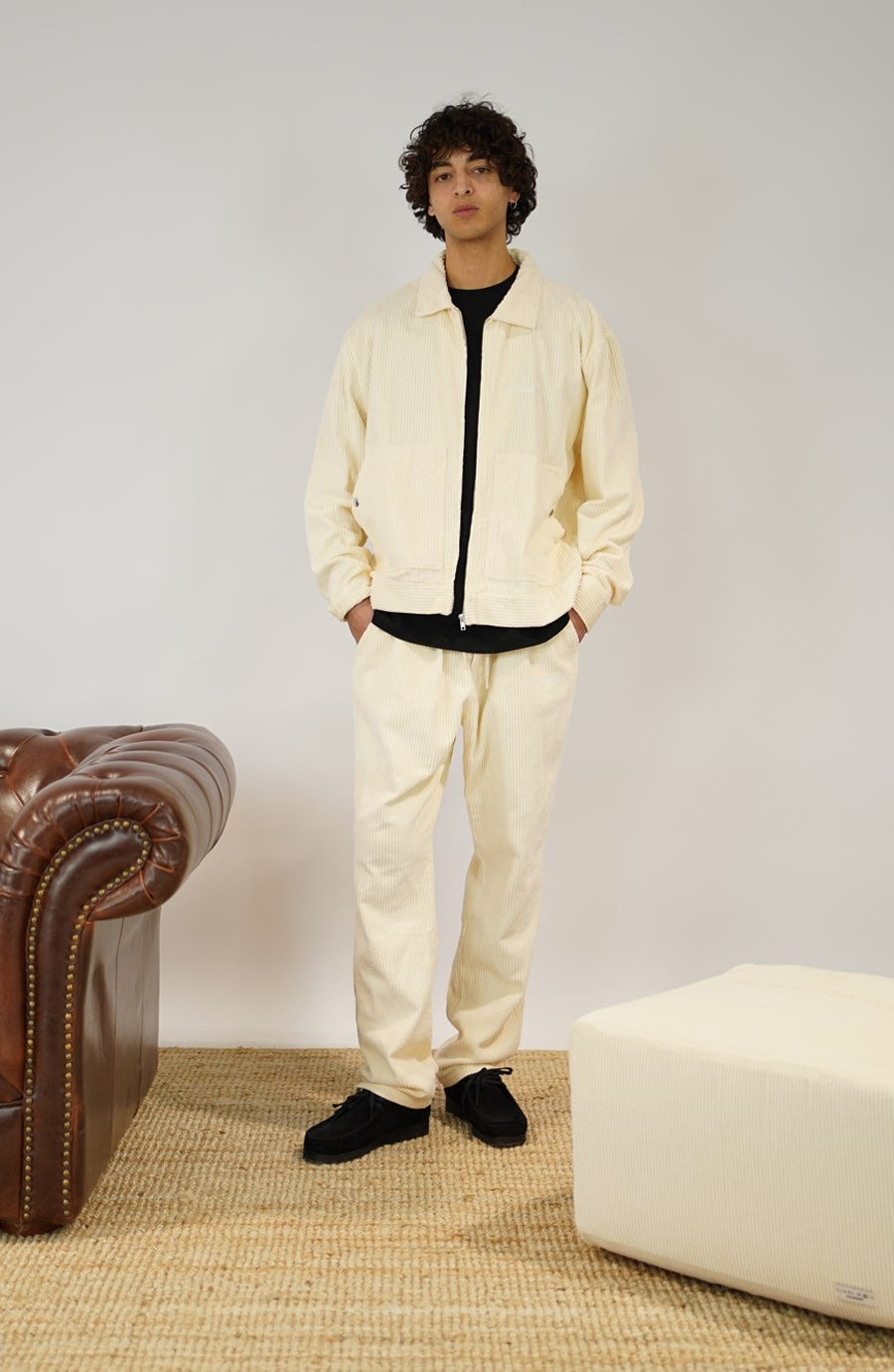 Veste streetwear Monochrome 03 beige