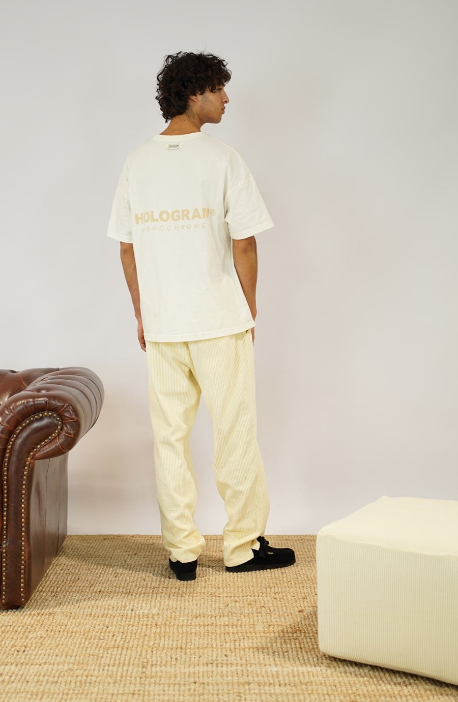 T-shirt streetwear Monochrome 03 beige