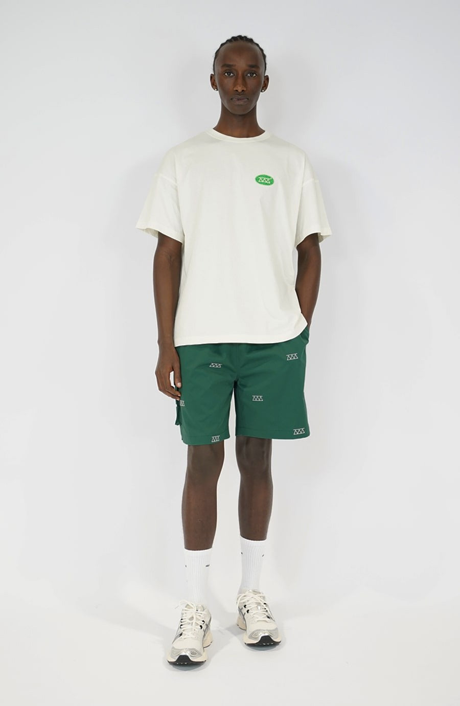 T-shirt streetwear Circle beige