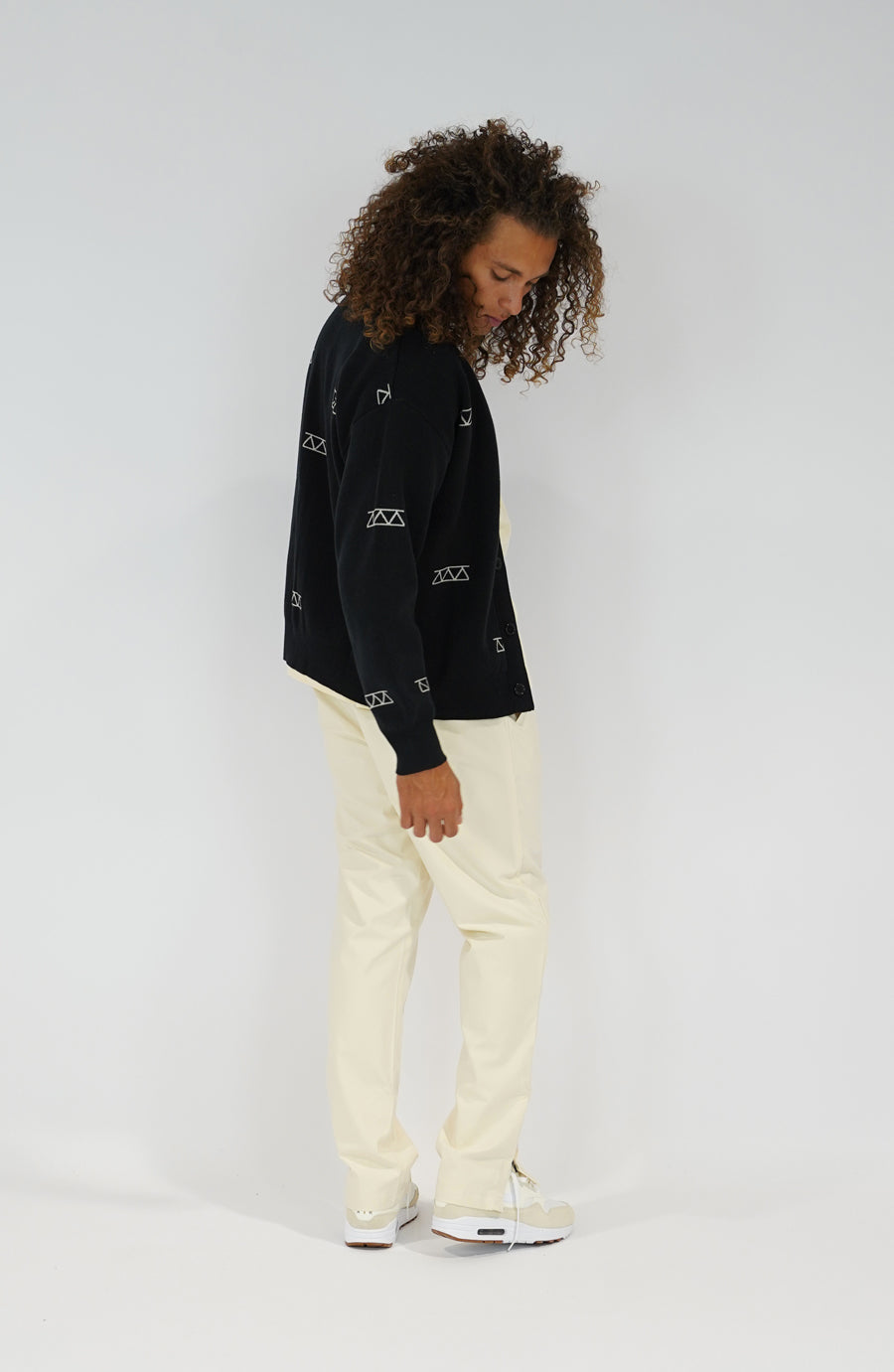 Cardigan streetwear All over black