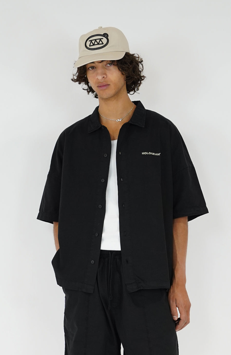 Ring beige streetwear cap