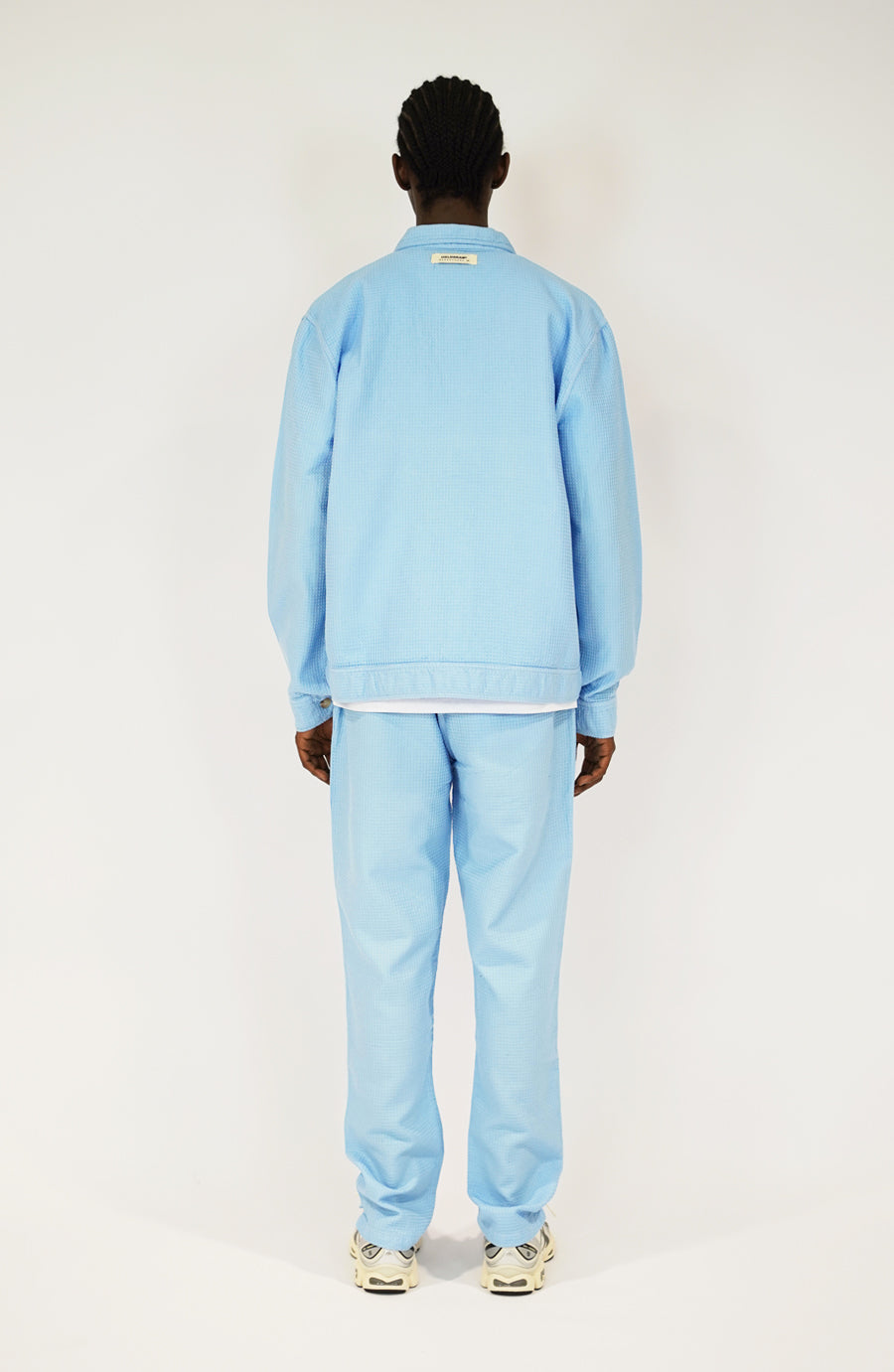 Chemise streetwear Waffle blue