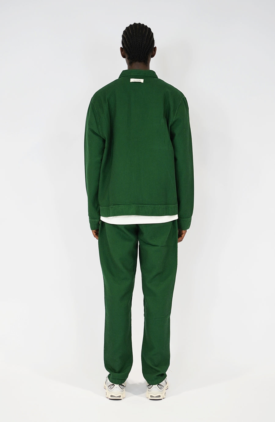 Chemise streetwear Waffle green