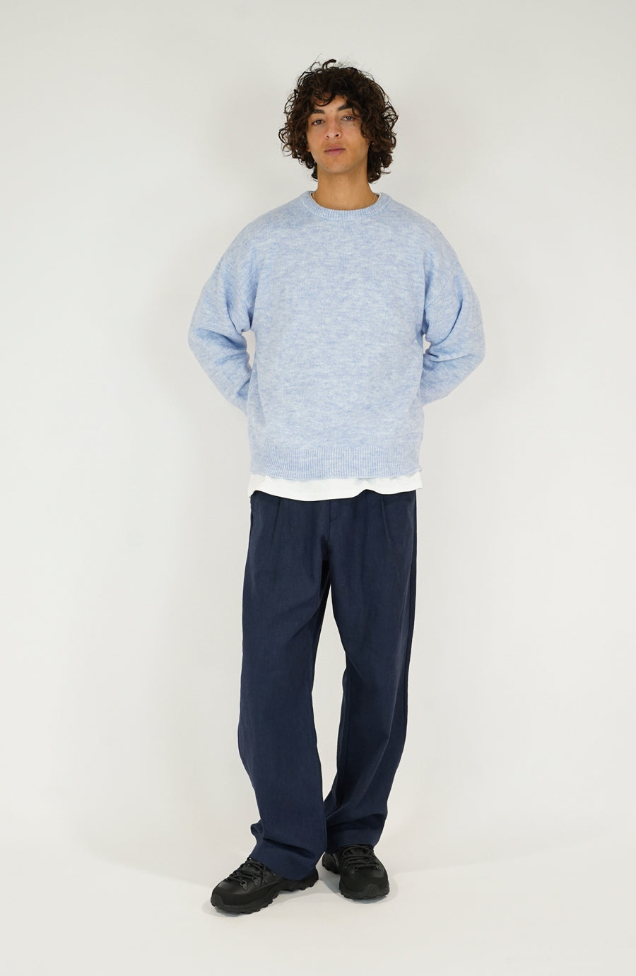 Knit streetwear Culture blue