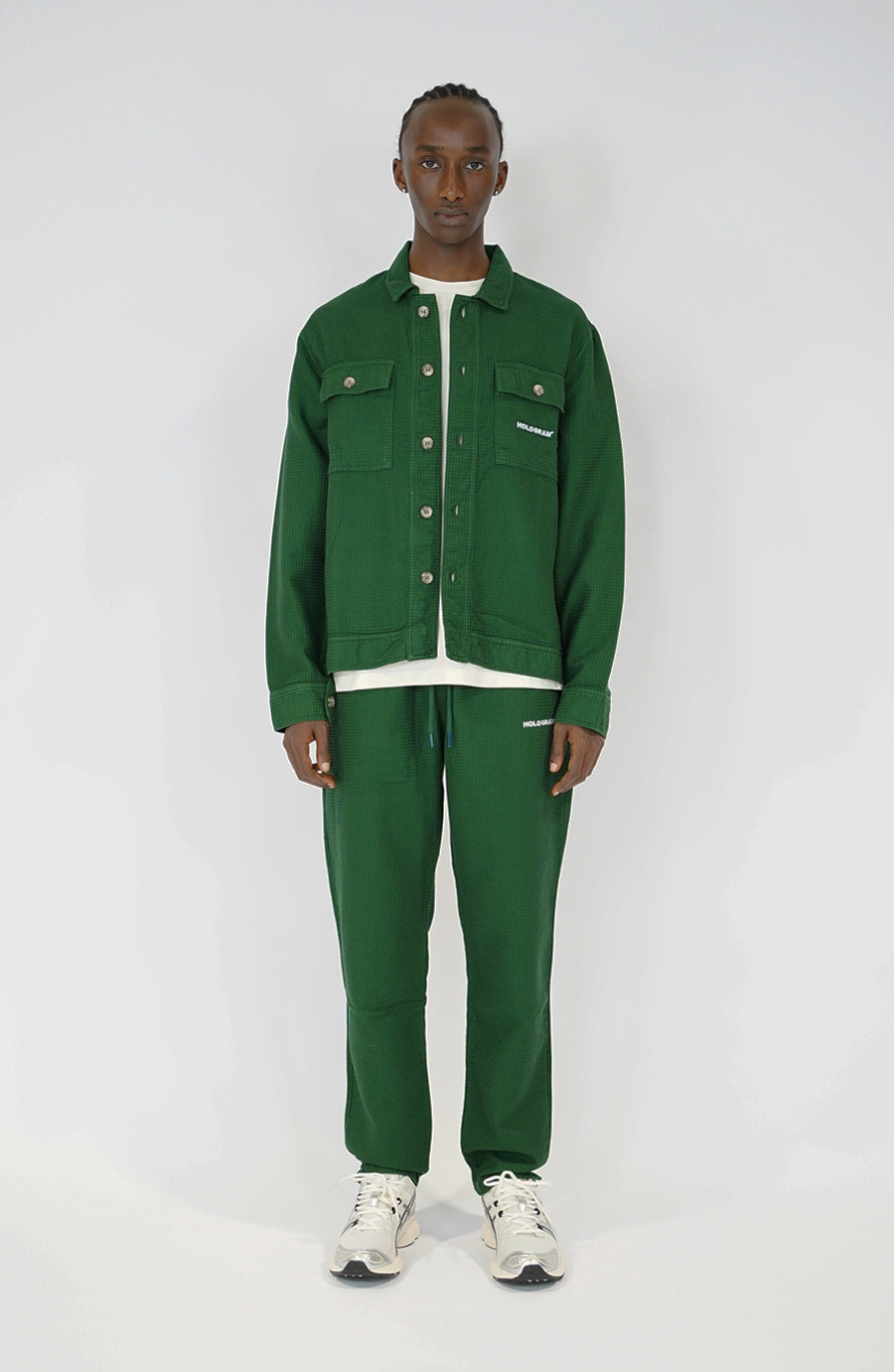 Pantalon streetwear Waffle green