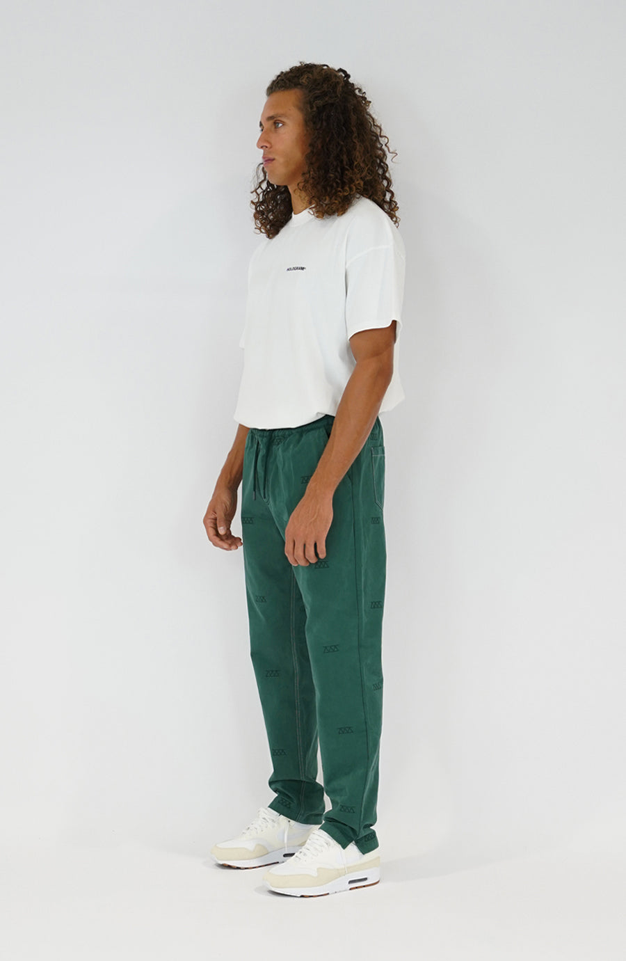 Pantalon streetwear All over green