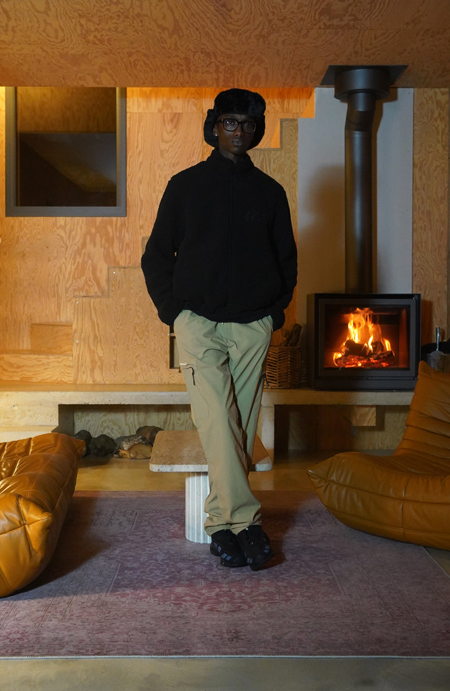 Pantalon streetwear Blend olive