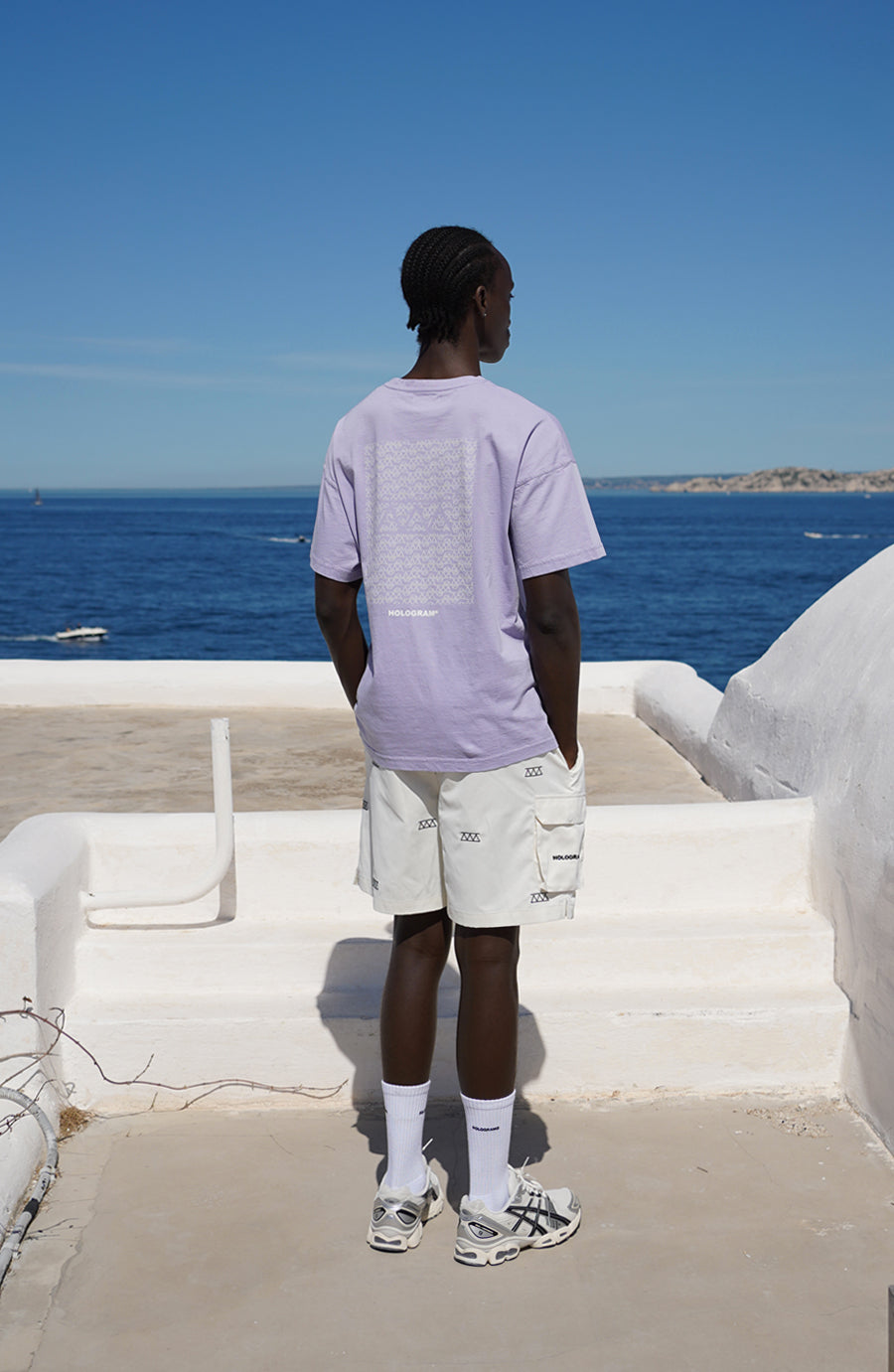 Short streetwear All over beige