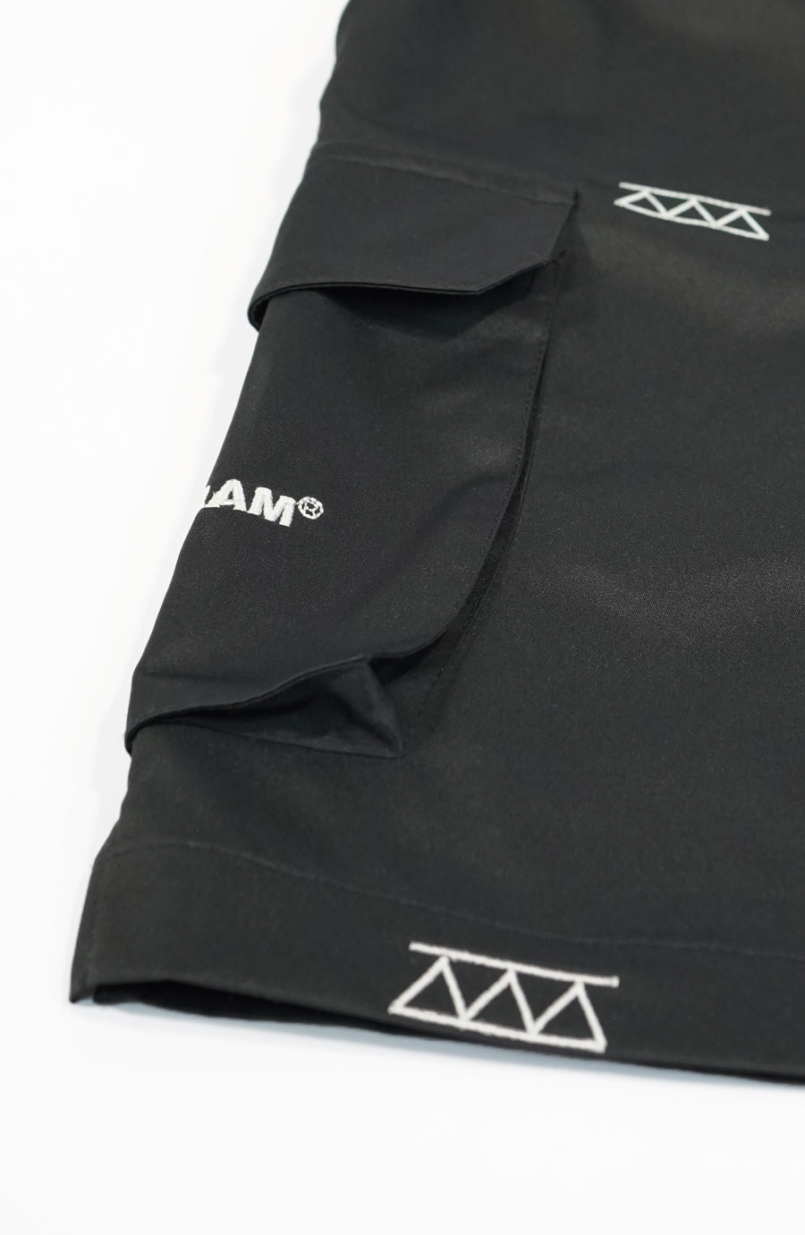 Short streetwear All over black