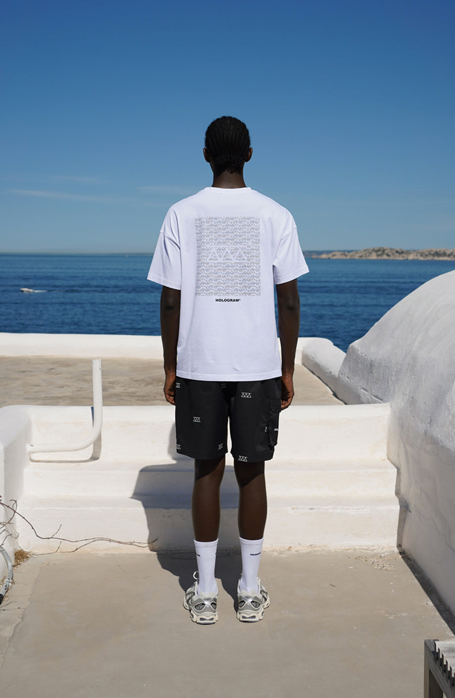 Short streetwear All over black